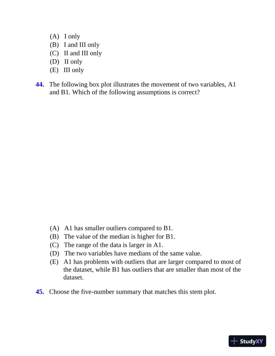 5 Steps to a 5: 500 AP Statistics Questions to Know by Test Day (2020), page 29
