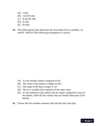 5 Steps to a 5: 500 AP Statistics Questions to Know by Test Day (2020) - Page 29 preview image