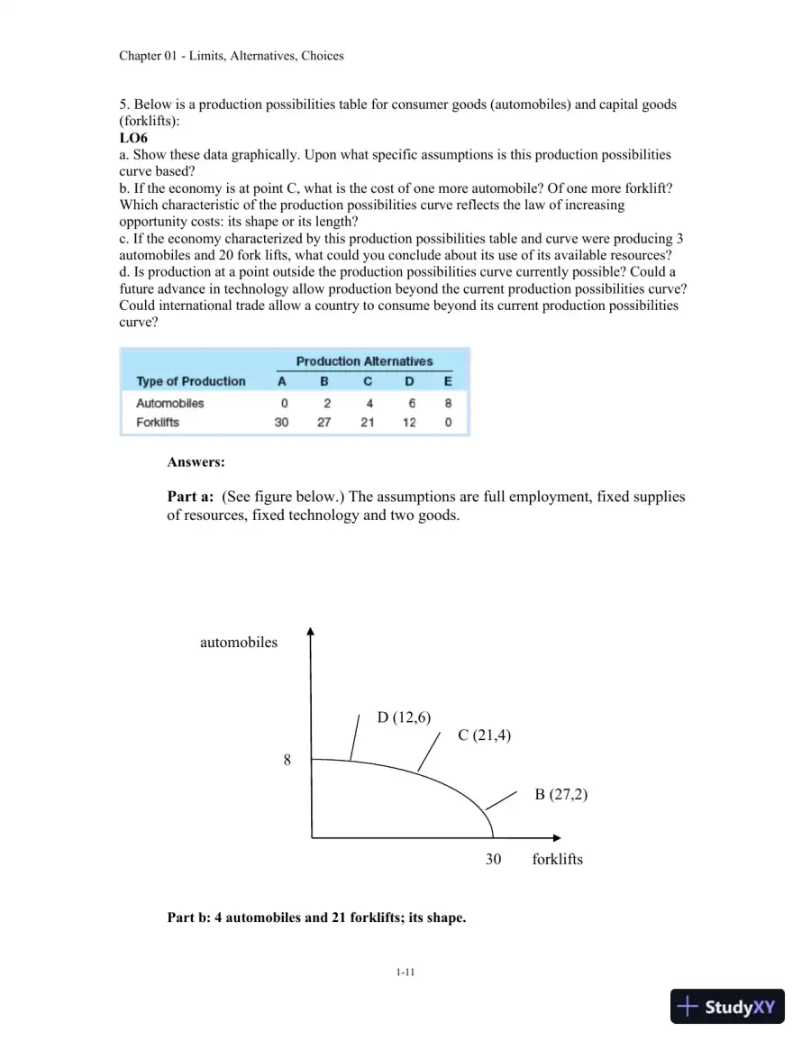Economics: Principles, Problems, and Policies (McGraw-Hill Series in Economics) 20th Edition Solution Manual, page 12