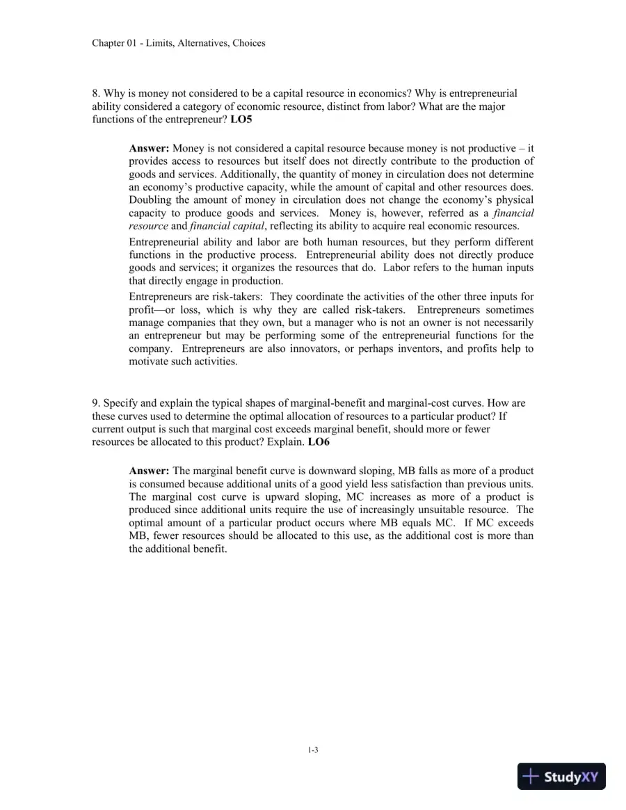 Economics: Principles, Problems, and Policies (McGraw-Hill Series in Economics) 20th Edition Solution Manual, page 4