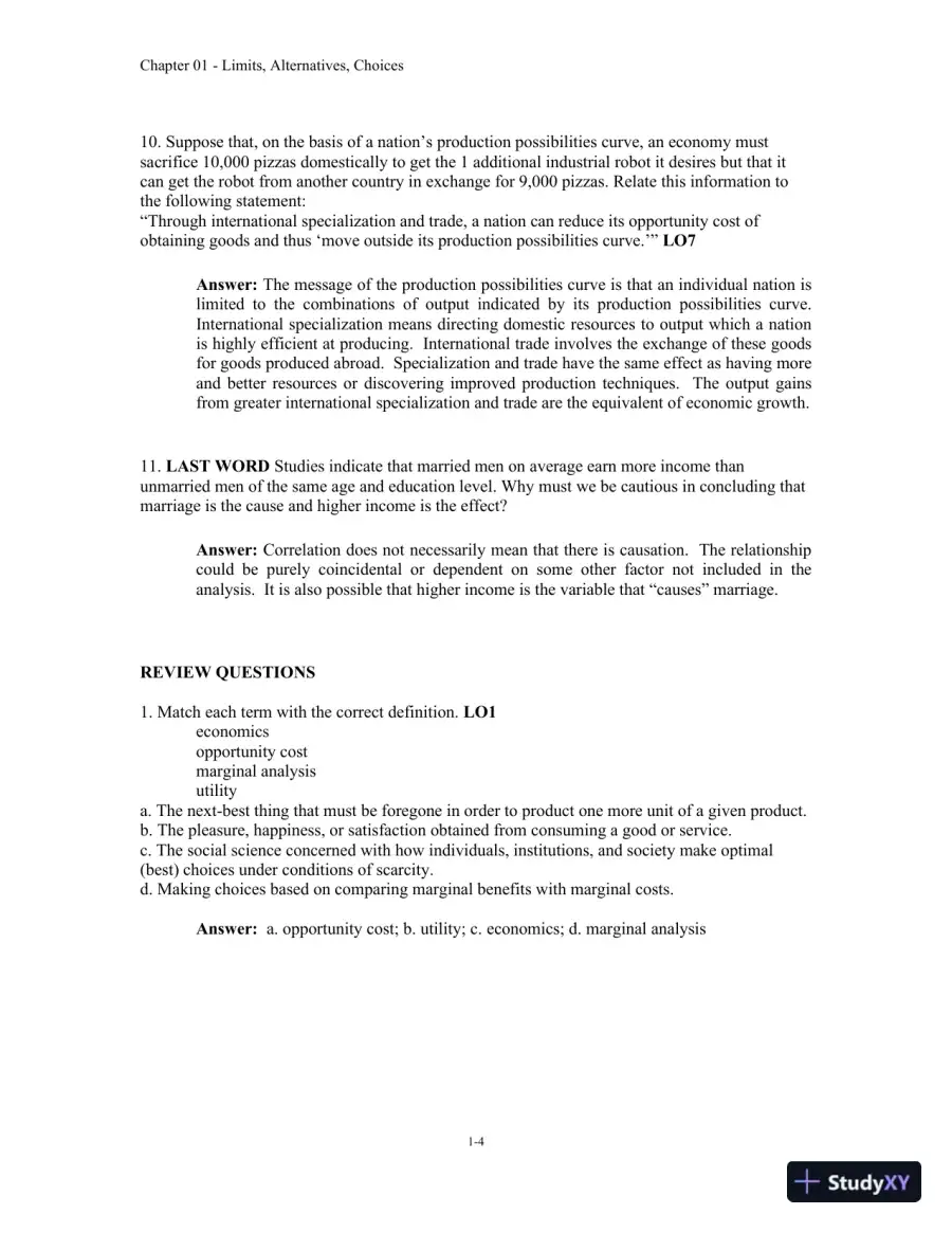 Economics: Principles, Problems, and Policies (McGraw-Hill Series in Economics) 20th Edition Solution Manual, page 5