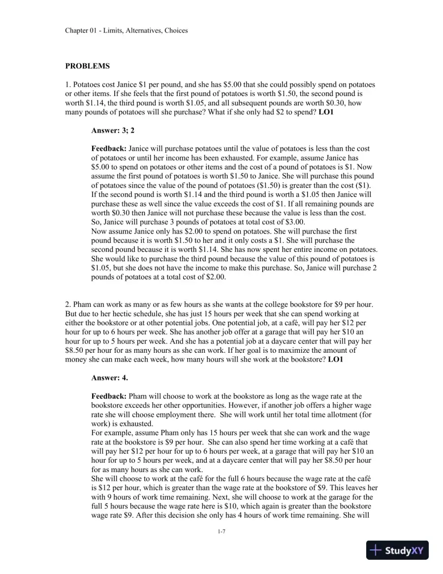 Economics: Principles, Problems, and Policies (McGraw-Hill Series in Economics) 20th Edition Solution Manual, page 8