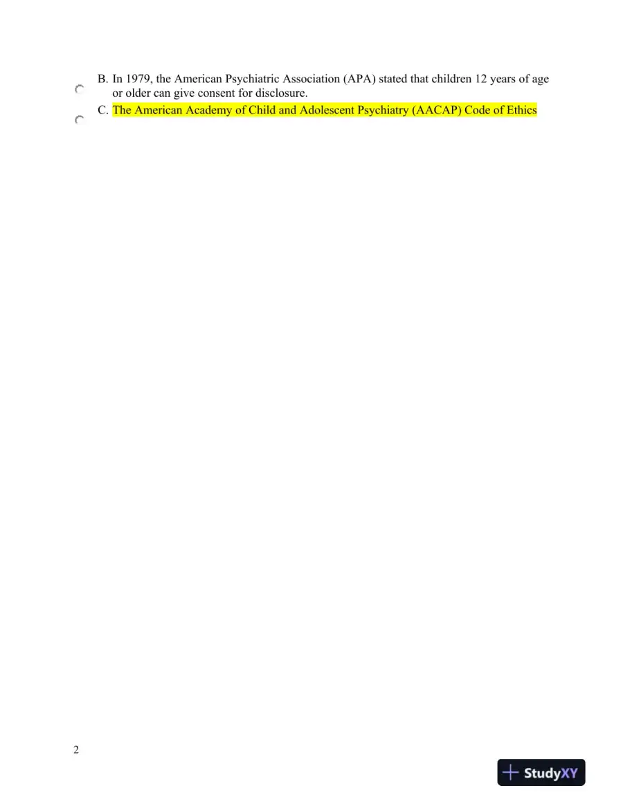 NURS6660 Walden University Psychology Final Exam With Answers (75 Solved Questions), page 3
