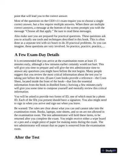 Certified Ethical Hacker CEH Exam Cram (2022) - Page 22 preview image