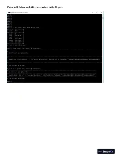 Managing MySQL Users: Command Line vs. MySQL Workbench - Page 4 preview image