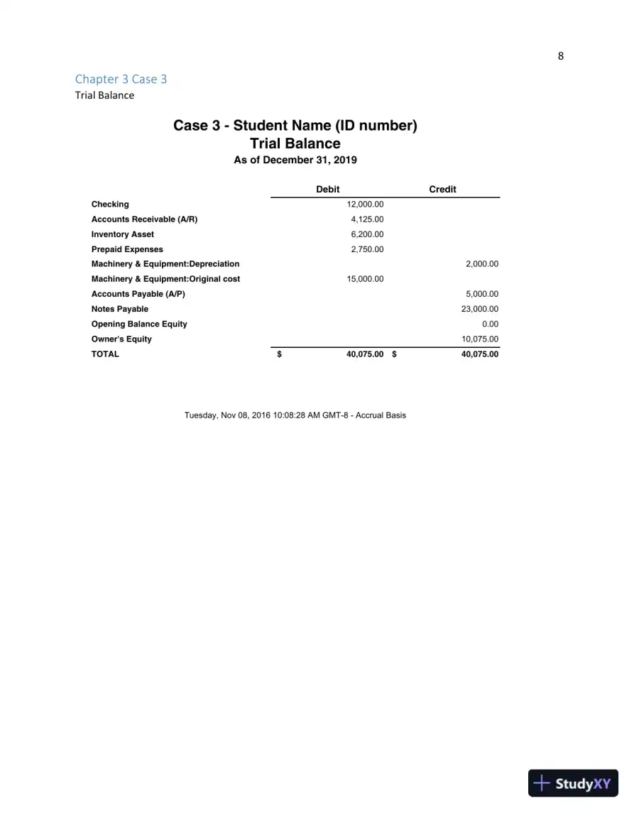 Solution Manual For Using QuickBooks Online for Accounting, 3rd Edition, page 12