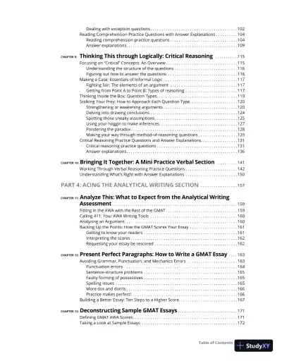 GMAT Prep 2023 For Dummies With Online Practice (2022) - Page 14 preview image