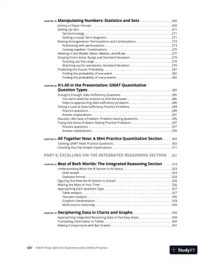 GMAT Prep 2023 For Dummies With Online Practice (2022) - Page 17 preview image