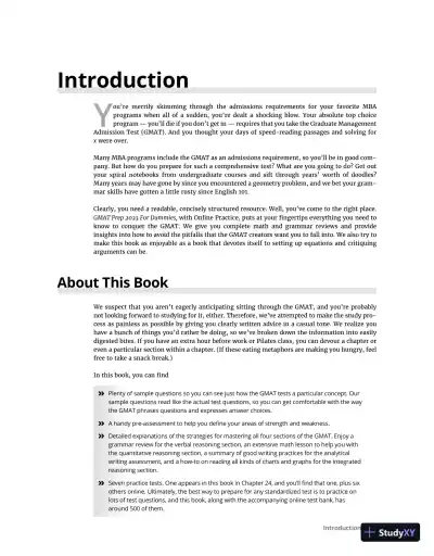 GMAT Prep 2023 For Dummies With Online Practice (2022) - Page 20 preview image