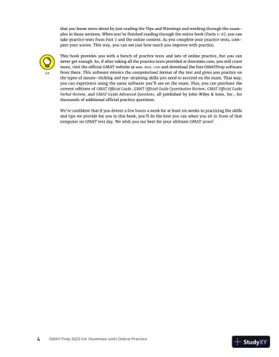 GMAT Prep 2023 For Dummies With Online Practice (2022) - Page 23 preview image