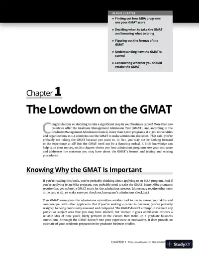 GMAT Prep 2023 For Dummies With Online Practice (2022) - Page 26 preview image