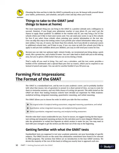 GMAT Prep 2023 For Dummies With Online Practice (2022) - Page 29 preview image