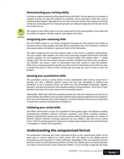 GMAT Prep 2023 For Dummies With Online Practice (2022) - Page 30 preview image