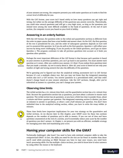 GMAT Prep 2023 For Dummies With Online Practice (2022) - Page 31 preview image