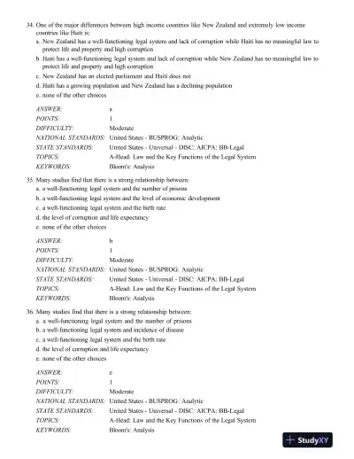 Test Bank For The Legal Environment Of Business, 12th Edition - Page 13 preview image
