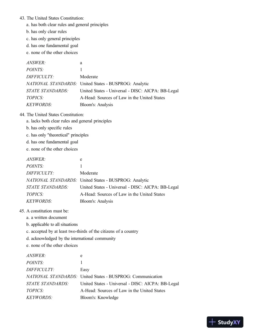 Test Bank For The Legal Environment Of Business, 12th Edition, page 16