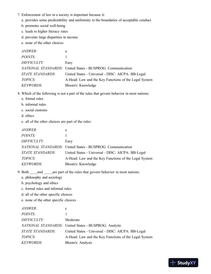 Test Bank For The Legal Environment Of Business, 12th Edition, page 4