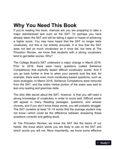 SAT Power Vocab : A Complete Guide to Vocabulary Skills and Strategies for the SAT (2024) - Page 14 preview image