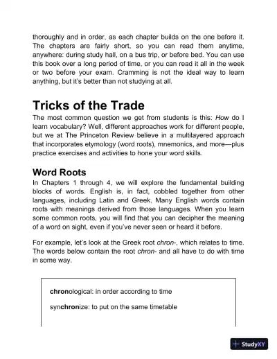 SAT Power Vocab : A Complete Guide to Vocabulary Skills and Strategies for the SAT (2024) - Page 18 preview image