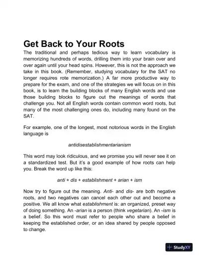 SAT Power Vocab : A Complete Guide to Vocabulary Skills and Strategies for the SAT (2024) - Page 27 preview image