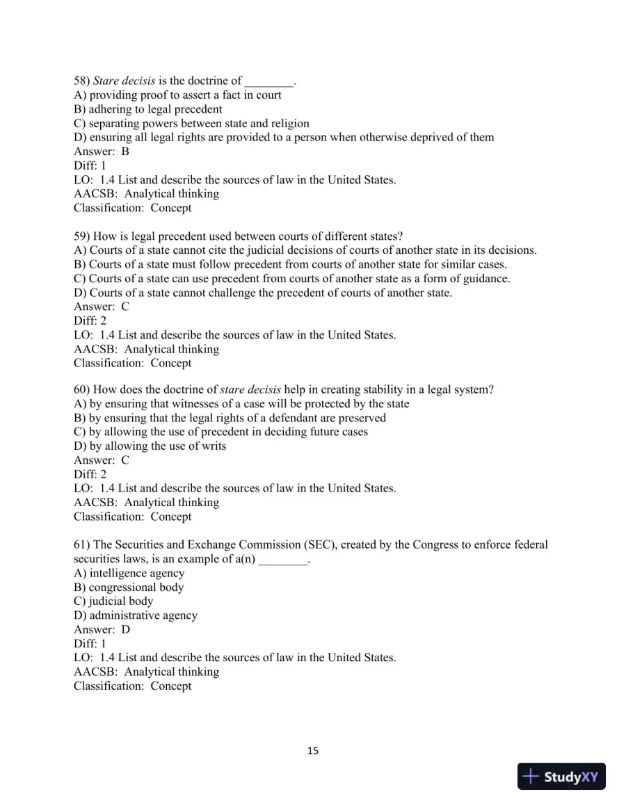 Test Bank for Business Law, 10th Edition, page 16