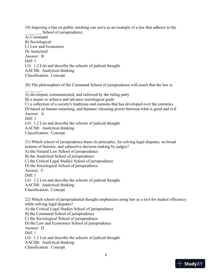 Test Bank for Business Law, 10th Edition, page 7