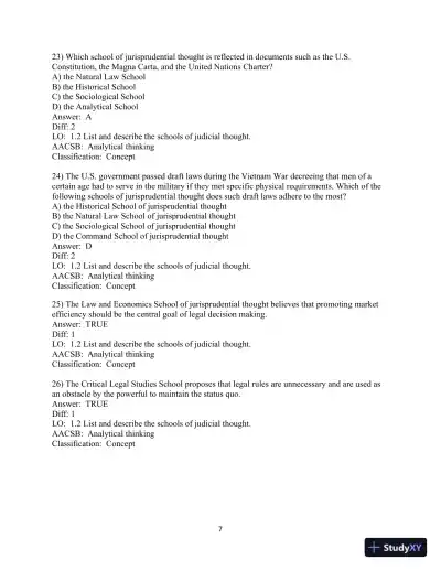 Test Bank for Business Law, 10th Edition - Page 8 preview image