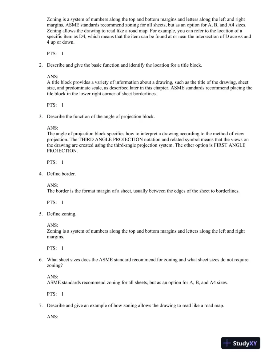 Print Reading for Engineering and Manufacturing Technology 3rd Edition Test Bank, page 7