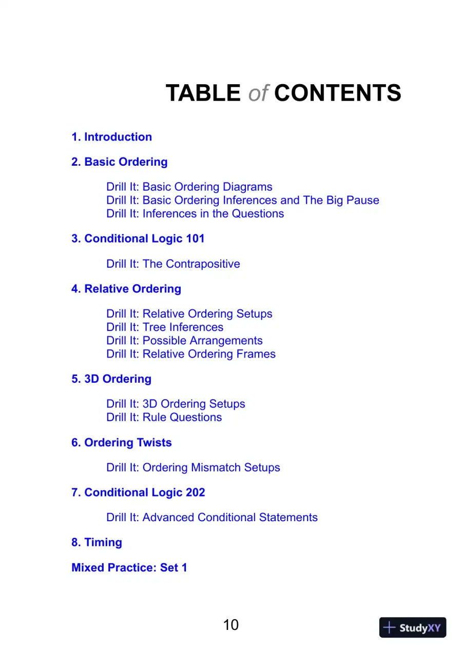 LSAT Logic Games (Manhattan Prep LSAT Strategy Guides) (2020), page 12