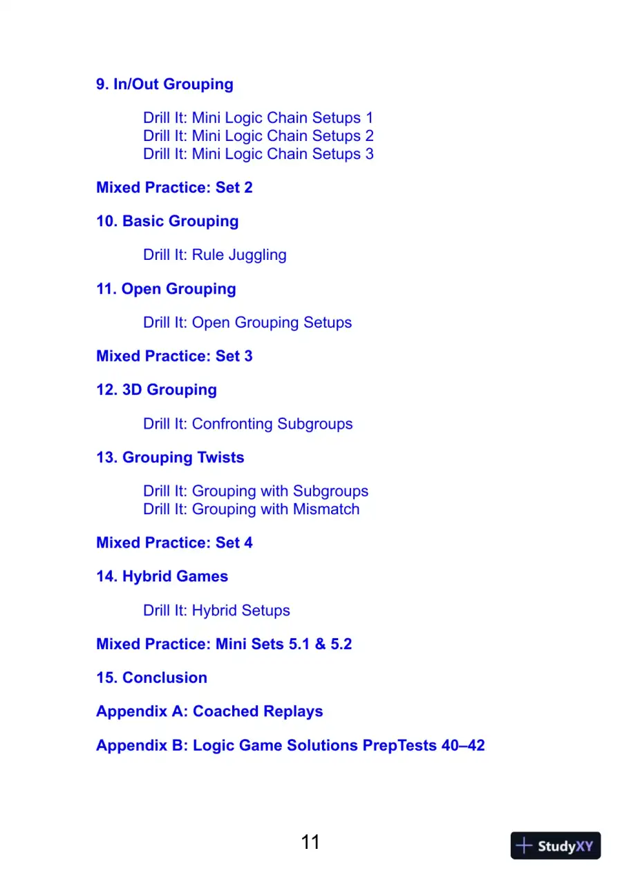 LSAT Logic Games (Manhattan Prep LSAT Strategy Guides) (2020), page 13