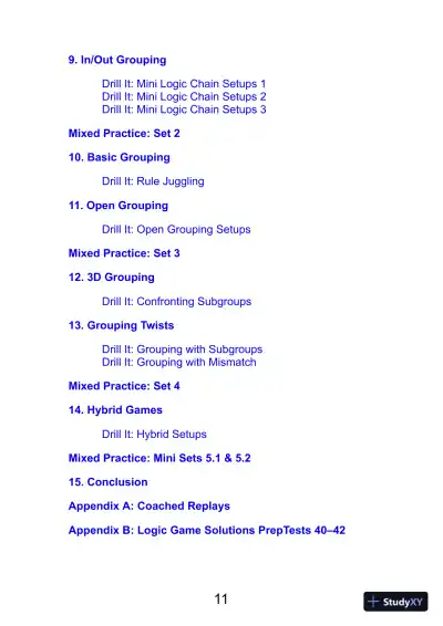 LSAT Logic Games (Manhattan Prep LSAT Strategy Guides) (2020) - Page 13 preview image