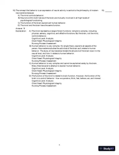 Health Promotion Strategies Through The Life Span , 8th Edition Test Bank - Page 10 preview image