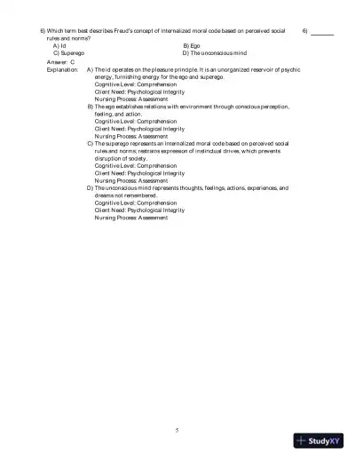 Health Promotion Strategies Through The Life Span , 8th Edition Test Bank - Page 6 preview image