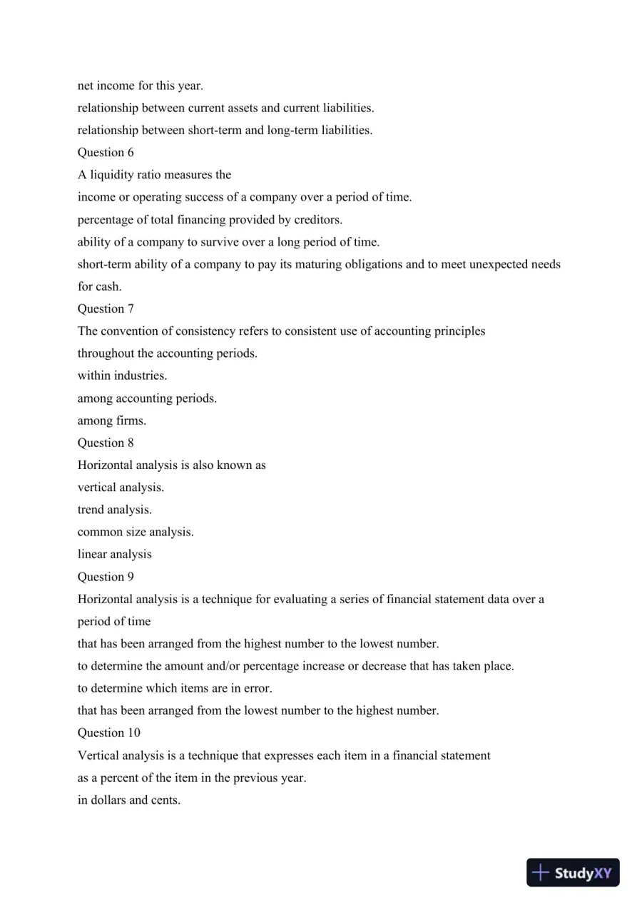 ACC 561: MANAGERIAL ACCOUNTING FINAL EXAM, page 3