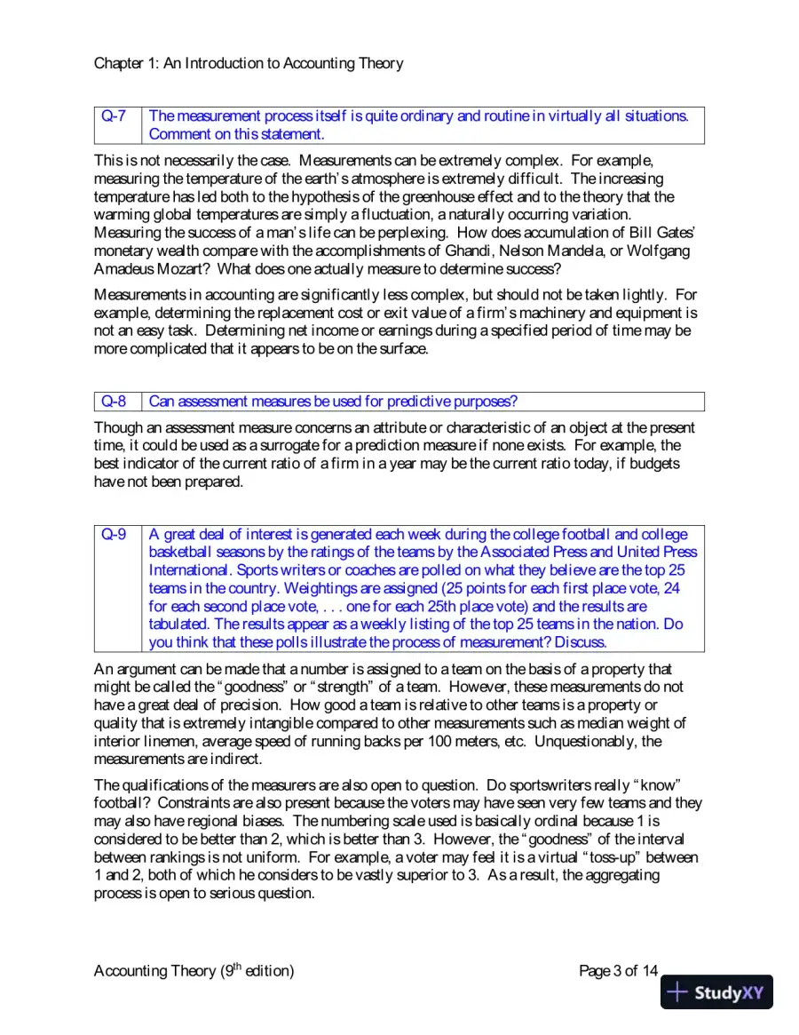 Solution Manual for Accounting Theory: Conceptual Issues in a Political and Economic Environment, 9th Edition, page 4