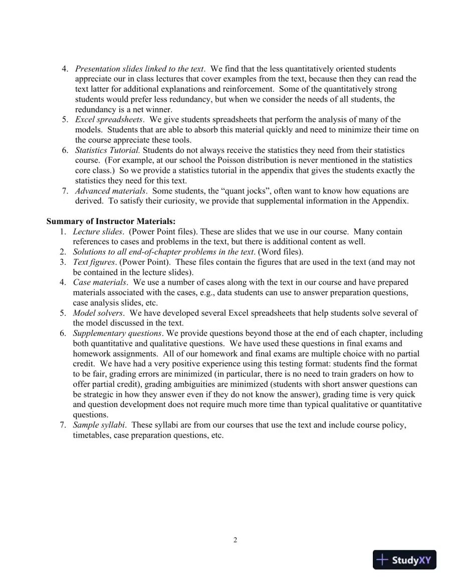 Matching Supply with Demand: An Introduction to Operations Management 3rd Edition Class Notes, page 3
