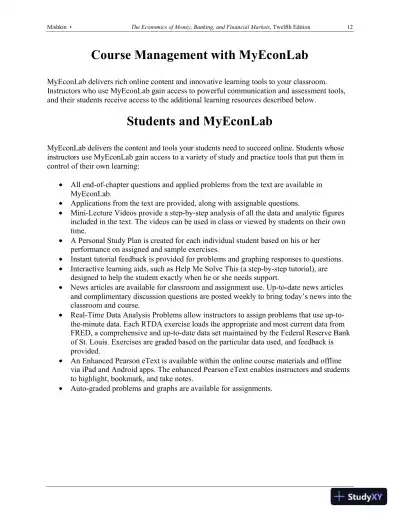 Solution Manual for The Economics of Money, Banking and Financial Markets, 12th Edition - Page 11 preview image