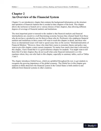 Solution Manual for The Economics of Money, Banking and Financial Markets, 12th Edition - Page 15 preview image