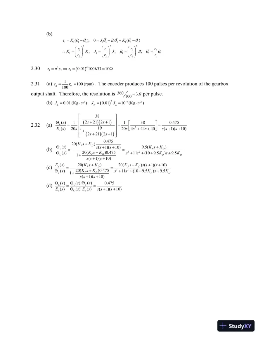 Solution Manual For Feedback Control Systems, 5th Edition, page 12