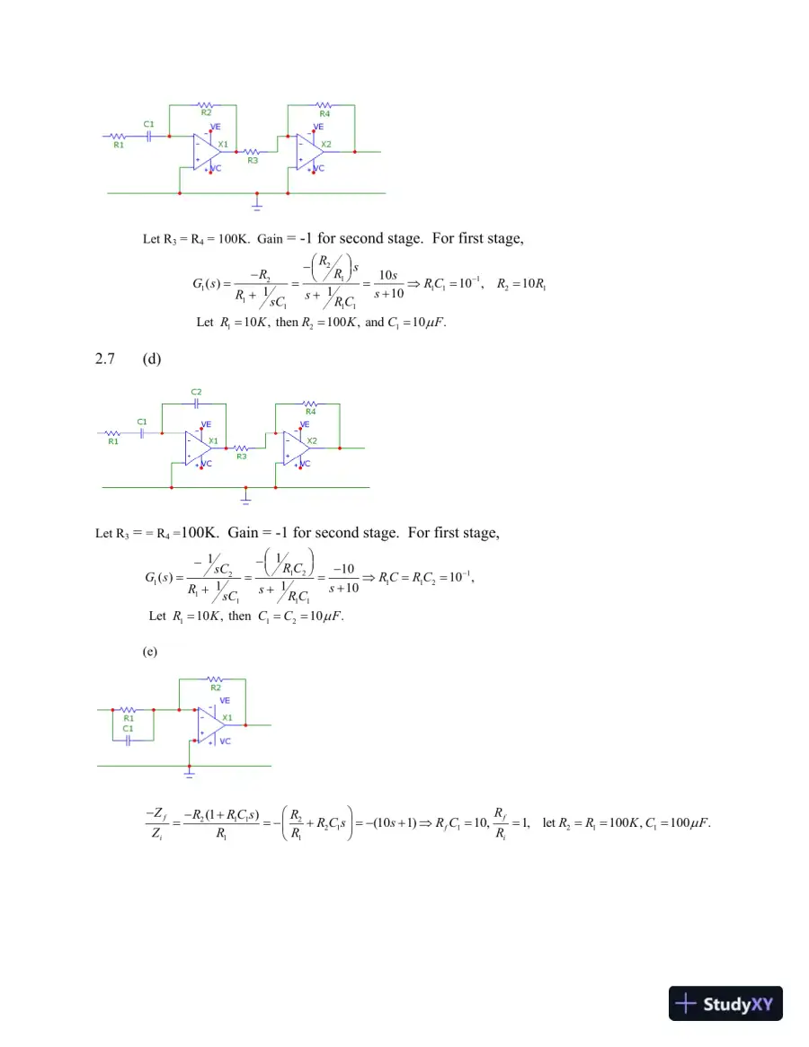 Solution Manual For Feedback Control Systems, 5th Edition, page 4