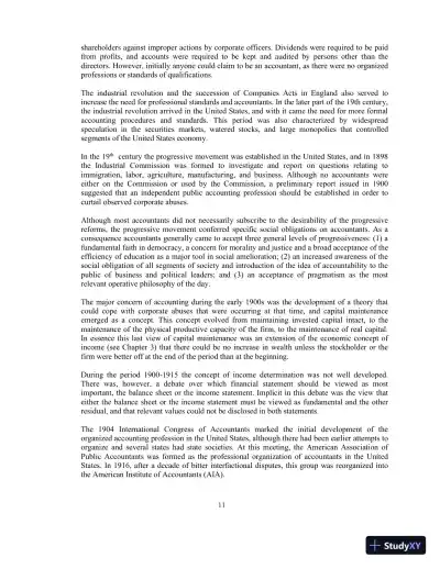 Financial Accounting Theory And Analysis: Text And Cases, 10th Edition Solution Manual - Page 11 preview image