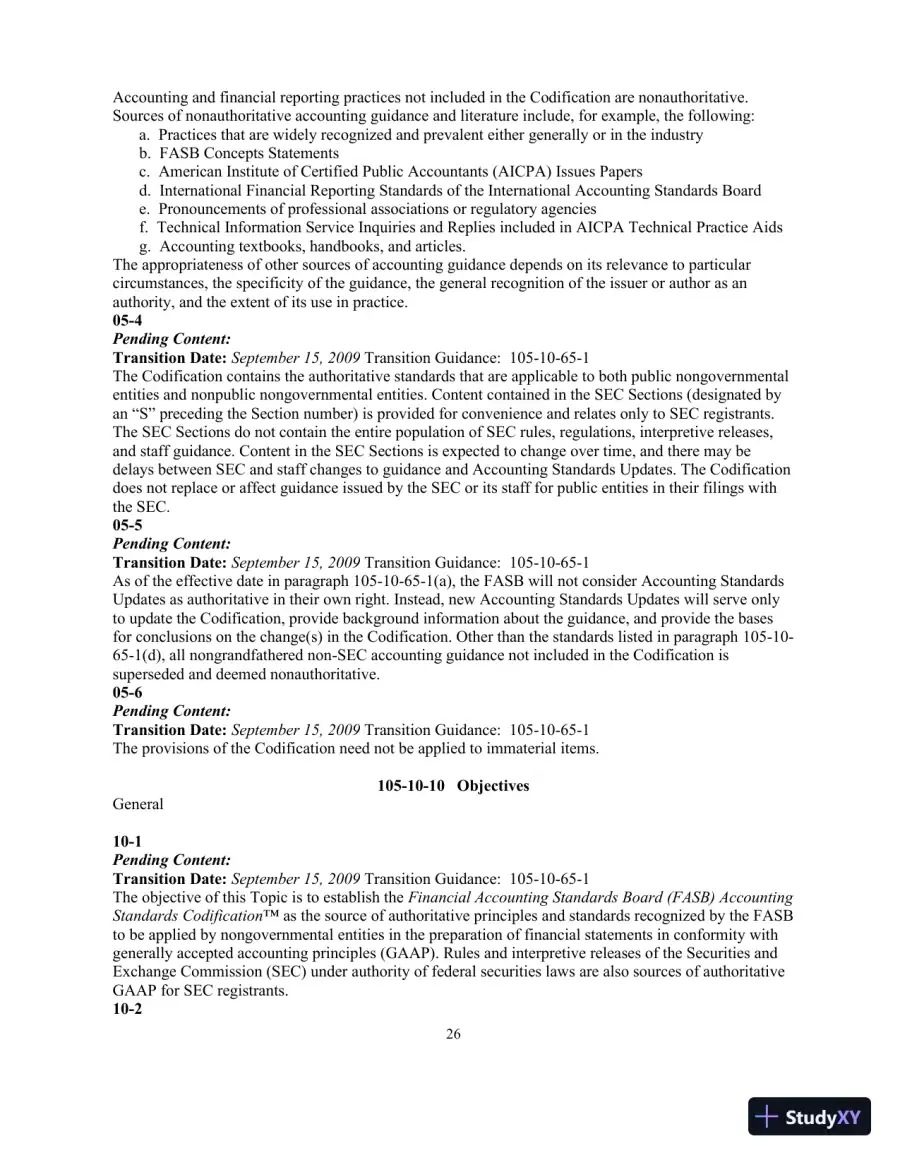 Financial Accounting Theory And Analysis: Text And Cases, 10th Edition Solution Manual, page 26
