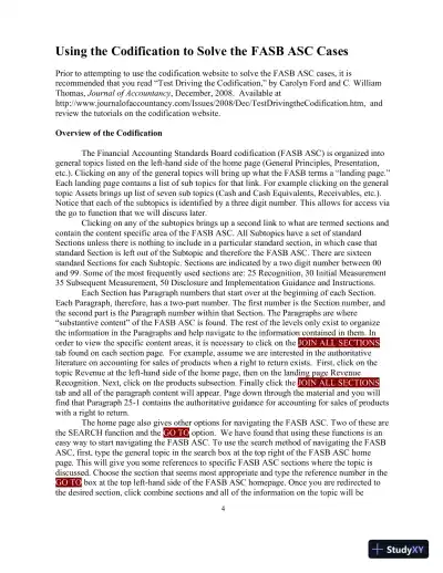 Financial Accounting Theory And Analysis: Text And Cases, 10th Edition Solution Manual - Page 4 preview image