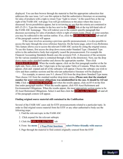 Financial Accounting Theory And Analysis: Text And Cases, 10th Edition Solution Manual - Page 5 preview image