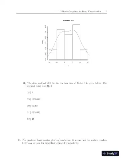 Solution Manual for Probability and Statistics with R for Engineers and Scientists, 1st Edition - Page 15 preview image