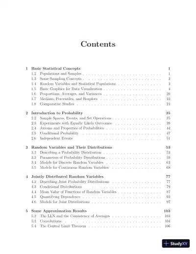 Solution Manual for Probability and Statistics with R for Engineers and Scientists, 1st Edition - Page 3 preview image