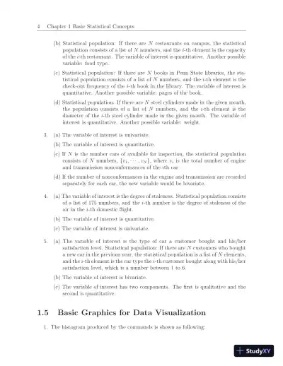 Solution Manual for Probability and Statistics with R for Engineers and Scientists, 1st Edition - Page 8 preview image