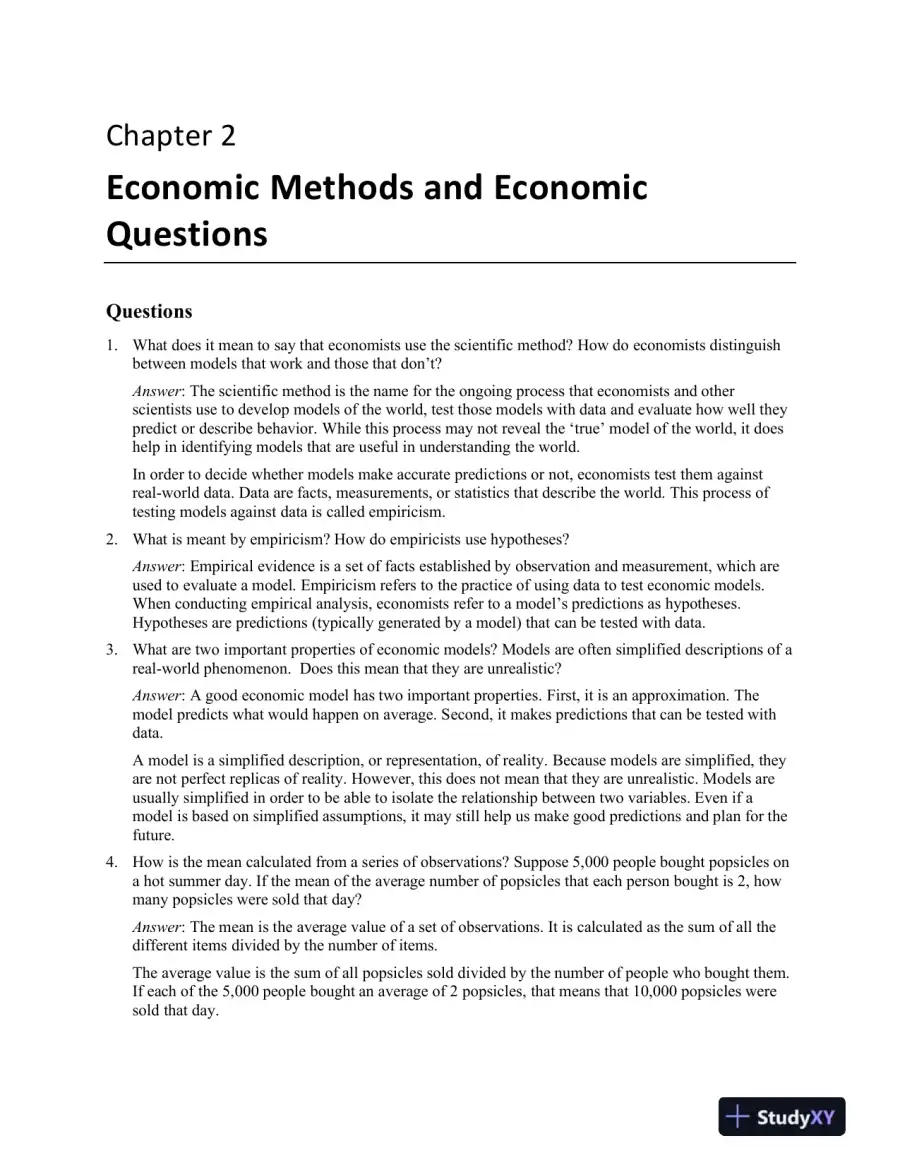 Solution Manual for Economics, 1st Edition, page 11