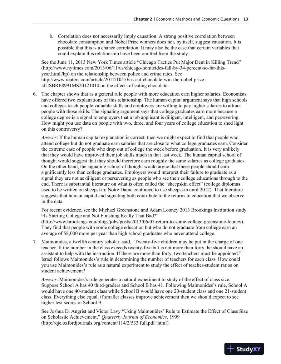 Solution Manual for Economics, 1st Edition, page 15