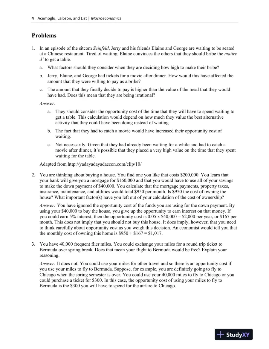 Solution Manual for Economics, 1st Edition, page 7